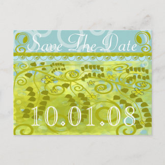 Save The Date Announcement Postcard