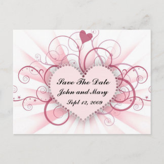 Save The Date Announcement Postcard