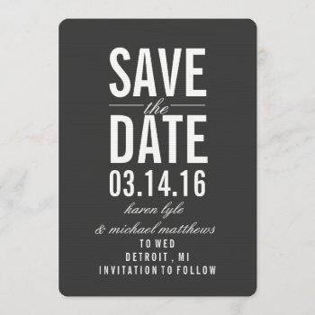 Save The Date Announcement | Save The Date by Vineyard at Zazzle