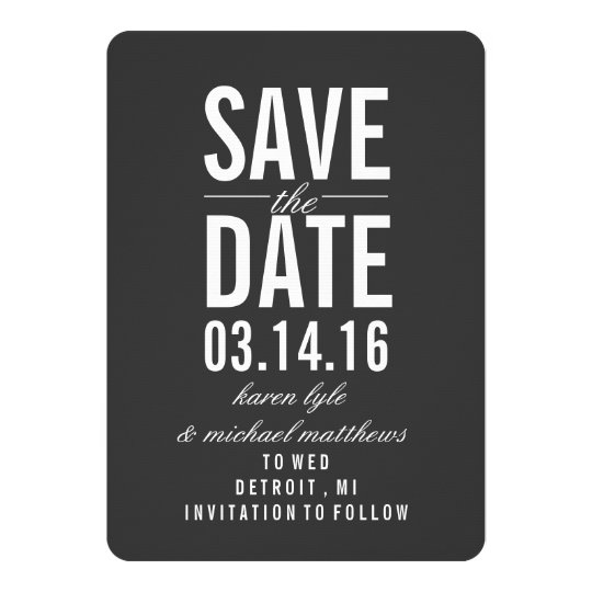 Save the Date Announcement | SAVE the DATE | Zazzle.com