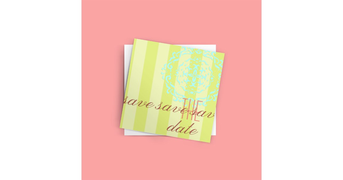 Save the Date Announcement Template Zazzle