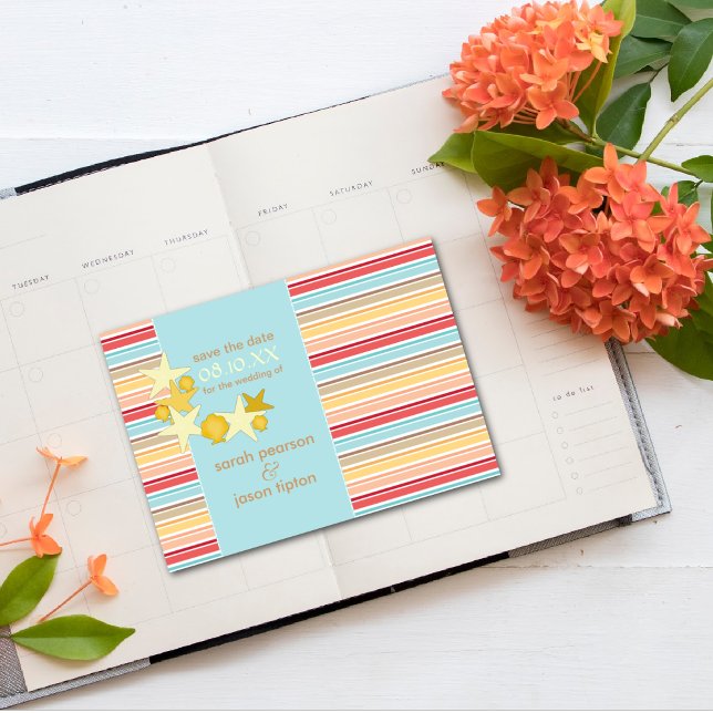 Save the Date Announcements {Beach Wedding Theme} (Creator Uploaded)