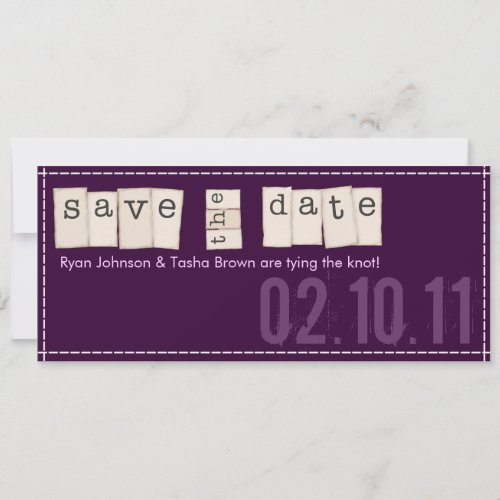 Save the Date Announcements {Plum}