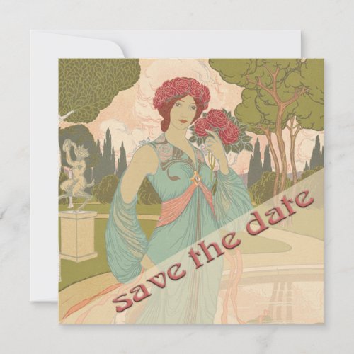 Save the Date Art Nouveau Save The Date