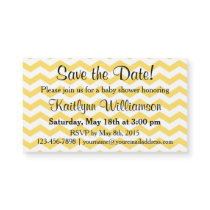 Save the Date Baby Shower Magnetic Card Reminder