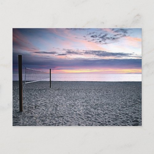 Save The Date Beach Sunset Postcard