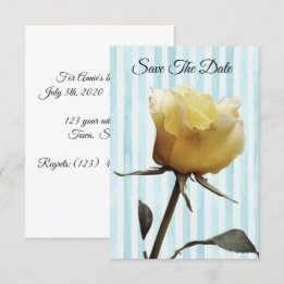 Save the Date Birthday Invitation