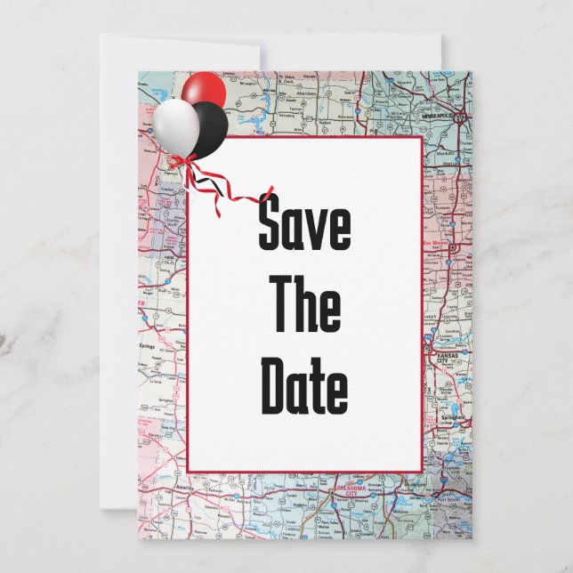 Save The Date Birthday Party Invitation (Front)