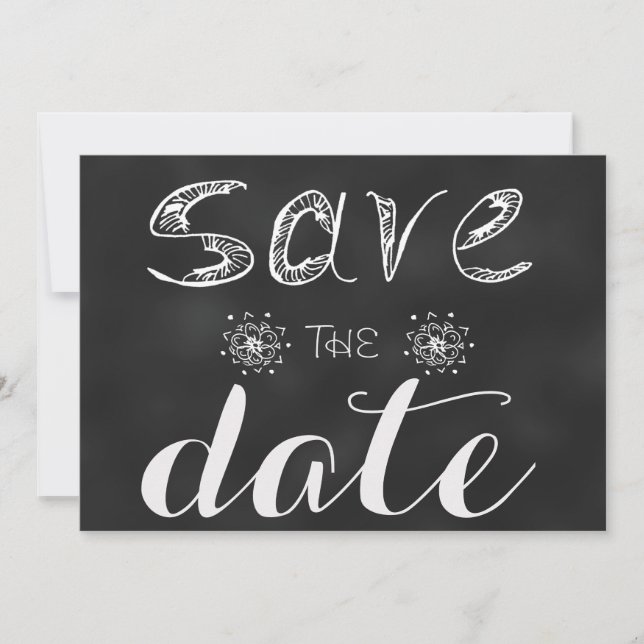 Save The Date: Blackboard Edition Save The Date (Front)