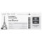 Save the Date Boarding Pass to Paris France