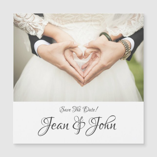 Save The Date Bride And Groom Personalized  (Front)