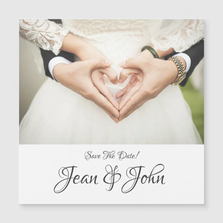 Save The Date Bride And Groom Personalized Zazzle