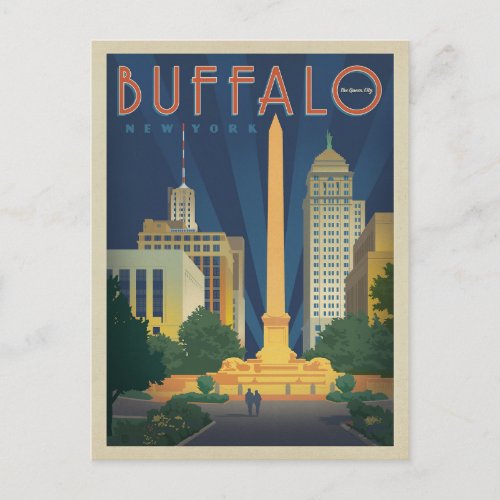 Save the Date _ Buffalo NY Announcement Postcard