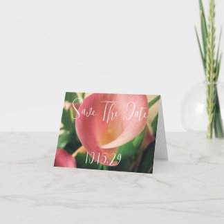 Save the Date Cala Lily Invitation