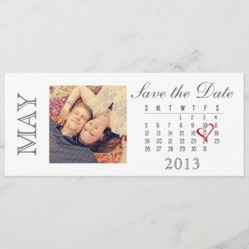 Save The Date Calendar: May 2013 by delightfulphoto at Zazzle