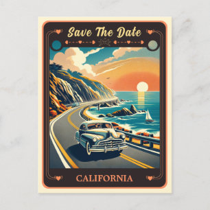 Save the Date California Invitation Postcard