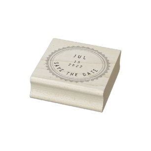 Save The Date Cancellation Stamp