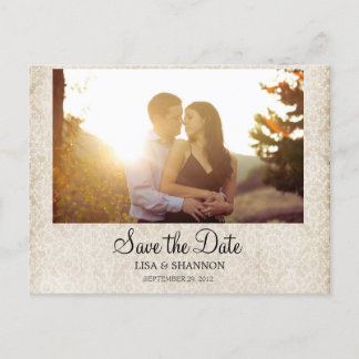 Save the date card