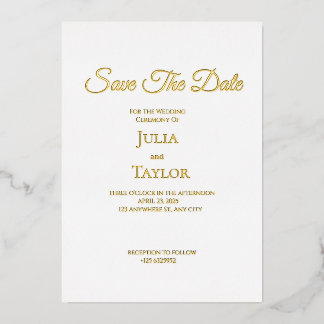  Save the Date Card
