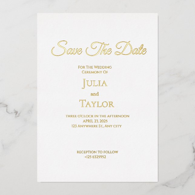  Save the Date Card (Front)