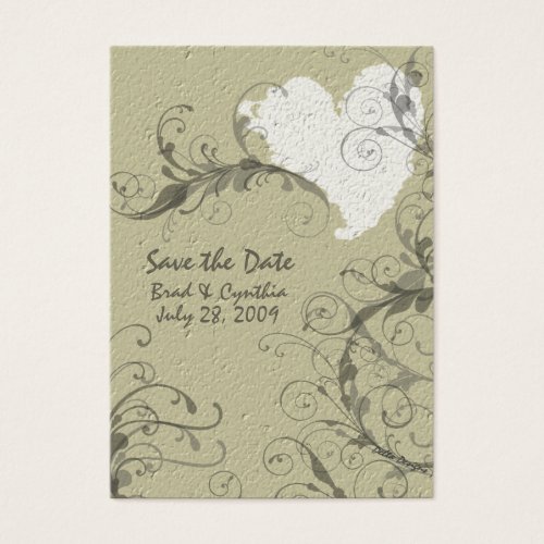 Save the Date Card Business Card Template
