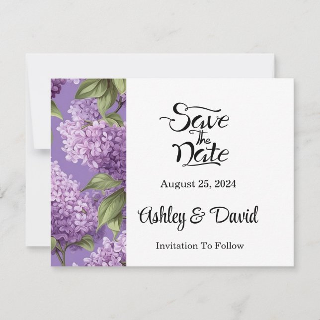 Save The Date Card (Front)