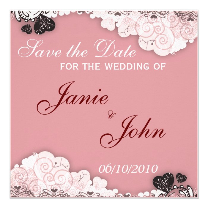 Save the Date Card Custom Announcements