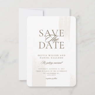 Save the date card design