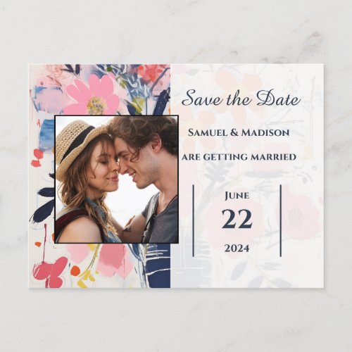 Save the Date Card _ Floral Collection