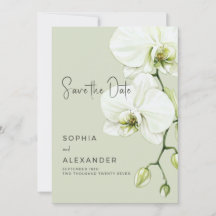 Save the Date Card for a Modern Wedding.