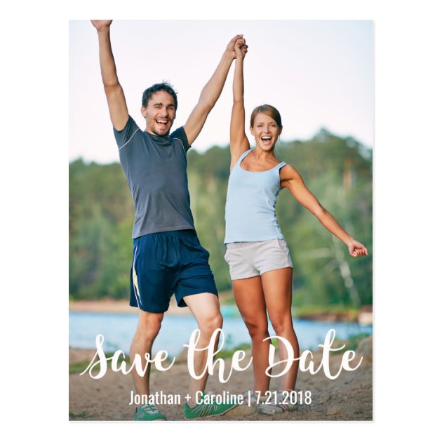 Save The Date Card | Fun, Modern, Casual, Photo