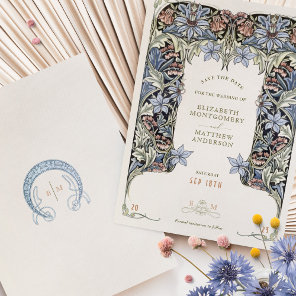 Save the Date Card Victorian Elegance Wedding