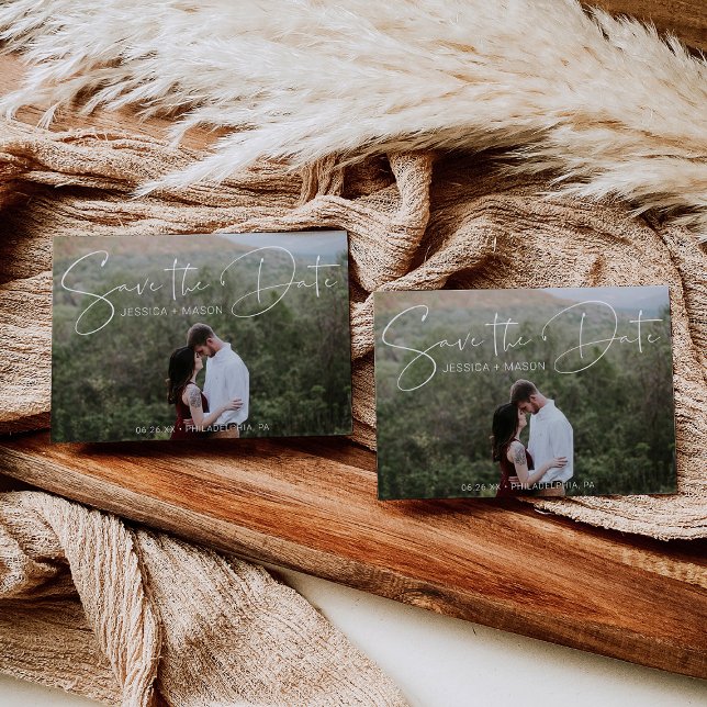 Save The Date Card with Photo Card (Creator Uploaded)