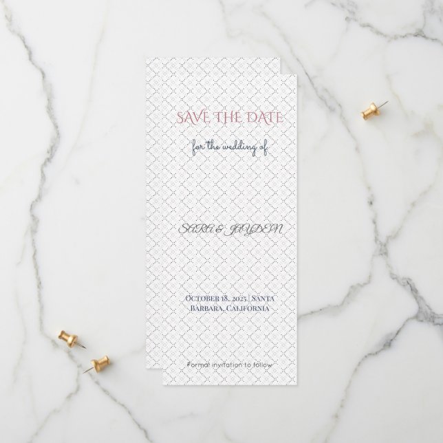 Save the Date Cards | Photo Ideas & Magnets (Front/Back In Situ)