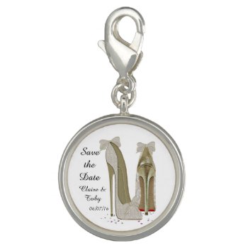 Save The Date Charm by shoe_art at Zazzle