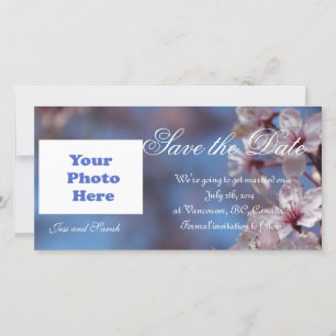 save the date, cherry blossom date
