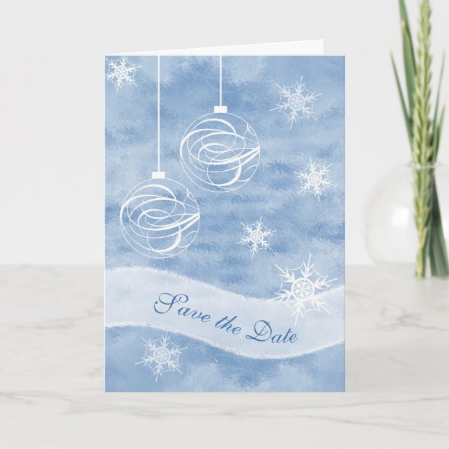 Save the Date Christmas Card (Front)