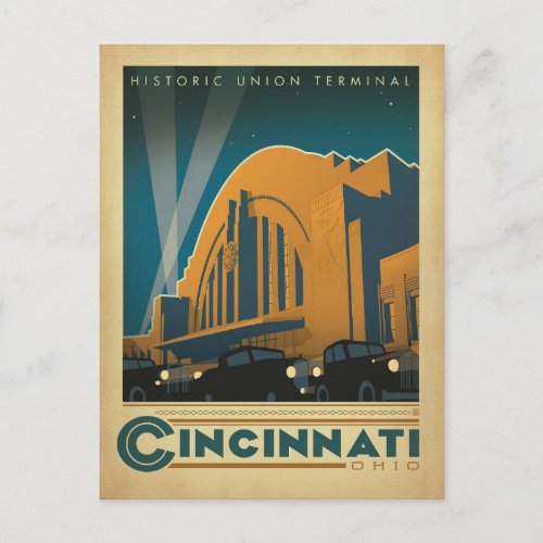 Save the Date  Cincinnati OH Announcement Postcard