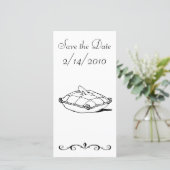 Save the Date Cinderella Slipper Fairytale Art (Standing Front)