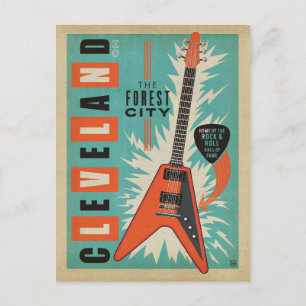 Save the Date Cleveland, OH Announcement Postcard