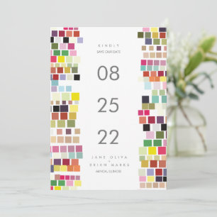 Save the Date   Color Bazaar Invitation