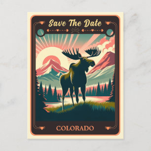 Save the Date Colorado Invitation Postcard