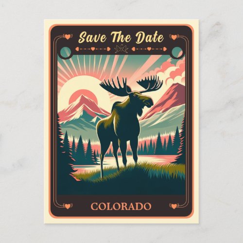 Save the Date  Colorado Invitation Postcard