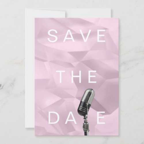 Save The Date Conceptual Cubic Purple Amethyst