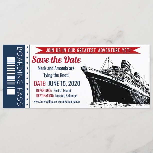 Boarding Pass Cruise Zazzle