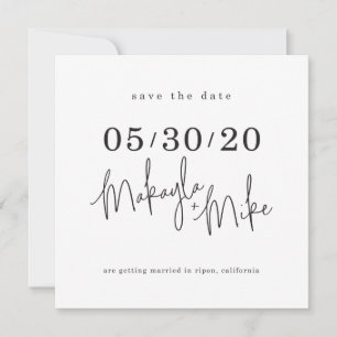 SAVE THE DATE custom design for Makayla + Mike Invitation
