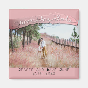 Save-the-Date Custom Photo Magnet
