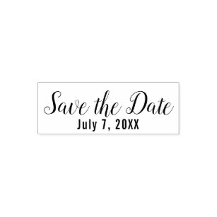 Save the Date Custom Wedding Engagement Self-inking Stamp