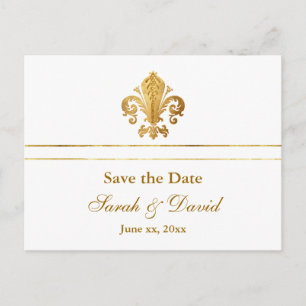 Save the Date Customizable Announcement Postcard
