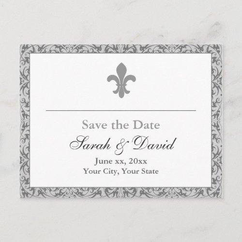 Save the Date Customizable Announcement Postcard